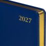 Ежедневник датированный 2027 Attache А5 168л 143x210 синий(золотистый срез)