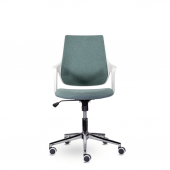 Кресло М-804 Ситро/Citro whitePL хром Ср МТ01-6/МТ70-06 (бирюза) Кресло М-804 Ситро/Citro whitePL хром Ср МТ01-6/МТ70-06 (бирюза)