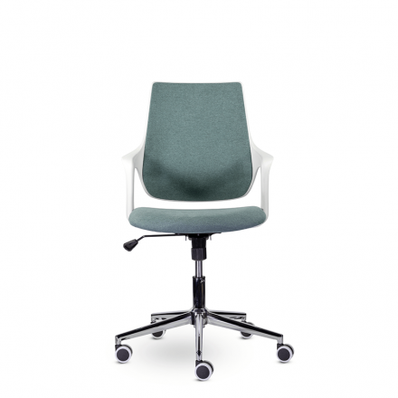 Кресло М-804 Ситро/Citro whitePL хром Ср МТ01-6/МТ70-06 (бирюза) Кресло М-804 Ситро/Citro whitePL хром Ср МТ01-6/МТ70-06 (бирюза)