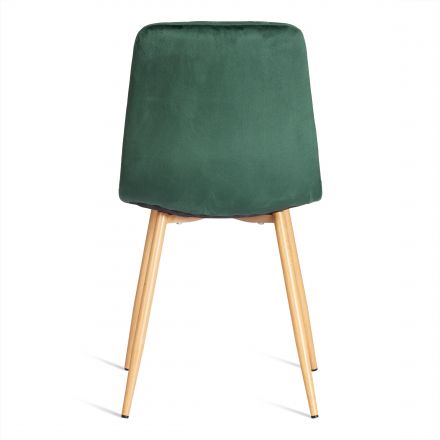 Стул Tetchair CHILLY (mod. 7094-1) вельвет/металл, 44,5х52,5х86 см, dark green (темно-зеленый) HLR57 / натуральный Стул Tetchair CHILLY (mod. 7094-1) вельвет/металл, 44,5х52,5х86 см, dark green (темно-зеленый) HLR57 / натуральный