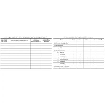 Карта медицинская истор.разв.ребенкаА5,обл.офсет,фиол,ф.112/У КЖ-180 2шт/уп Карта медицинская истор.разв.ребенкаА5,обл.офсет,фиол,ф.112/У КЖ-180 2шт/уп