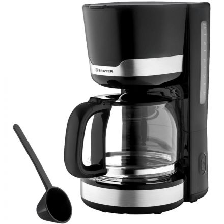 Кофеварка BRAYER BR1120, 1000 Вт, 1,5 л., съемный фильтр, поддержание t Кофеварка BRAYER BR1120, 1000 Вт, 1,5 л., съемный фильтр, поддержание t
