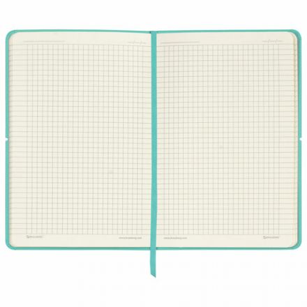 Блокнот А5 (148x218 мм), BRAUBERG "Metropolis X", под кожу, 80 л., резинка, клетка, бирюзовый, 111035 Блокнот А5 (148x218 мм), BRAUBERG "Metropolis X", под кожу, 80 л., резинка, клетка, бирюзовый, 111035