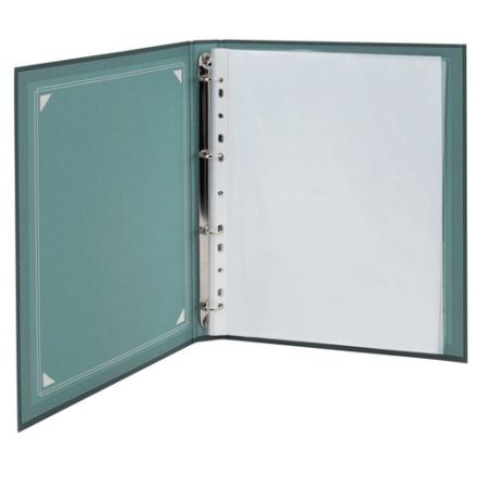 Папка-портфолио универсальная, 4 кольца, 20 файлов, 7БЦ матовая, BRAUBERG "Classic", 117554