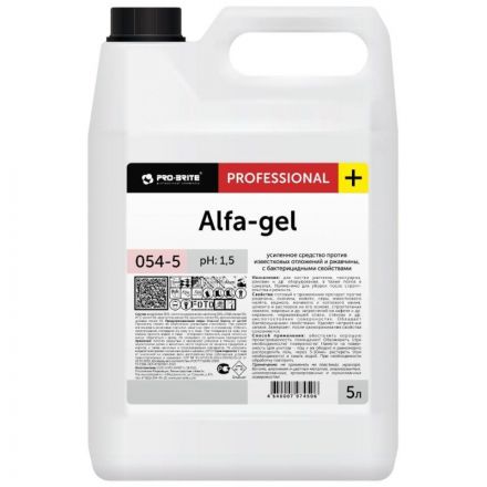 Чистящее средство против известковых отложений и ржавчины Pro-Brite Alfa-Gel 5 л (концентрат)