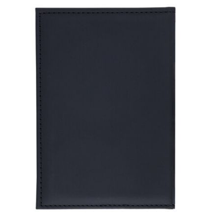 Обложка для паспорта "Passport map", экокожа soft-touch, черная, STAFF, 238760