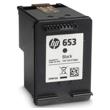 Картридж струйный HP (3YM75AE) DeskJet Plus Ink Advantage 6075/6475, №653, черный, 360 страниц, оригинальный Картридж струйный HP (3YM75AE) DeskJet Plus Ink Advantage 6075/6475, №653, черный, 360 страниц, оригинальный