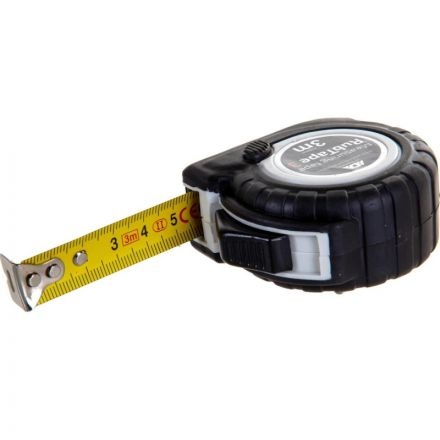 Рулетка ADA RubTape 3 3м x 16мм с фиксатором Рулетка ADA RubTape 3 3м x 16мм с фиксатором