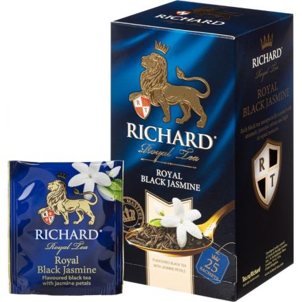 Чай Richard Royal Black Jasmine черн., 25 пак