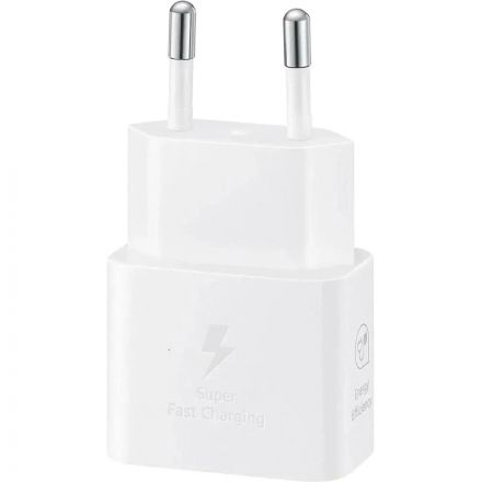 Зарядное устройство сетевое Samsung EP-T2510 25W Type-C  White + cable