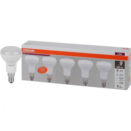 Лампа светодиодная OSRAM LVR60 7SW/865 230V E14 (5 шт/уп)