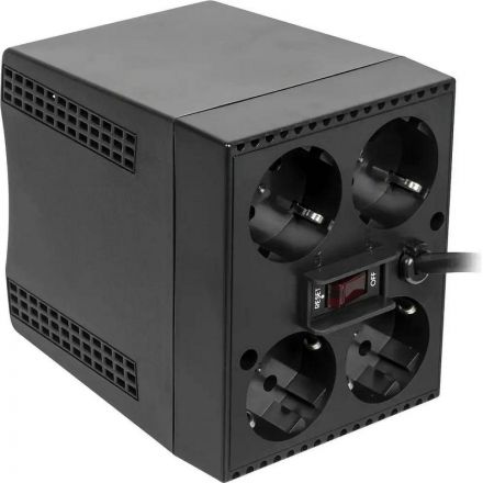 Стабилизатор напряжения Powercom TCA-2000 1000Вт 2000ВА черный Стабилизатор напряжения Powercom TCA-2000 1000Вт 2000ВА черный