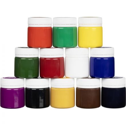 Гуашь Мастер-класс 12 цветов