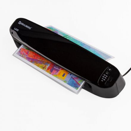 Ламинатор BRAUBERG L435, формат A3, толщина пленки 1 сторона 75-125 мкм, скорость 51 см/мин., 531018