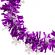 Мишура со снежинками диаметр 9 см, 2 м сиреневый