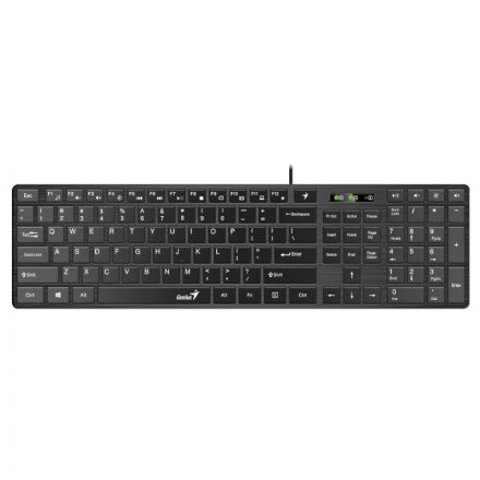 Клавиатура Genius SlimStar 126, USB, 104 , 1.5 м. черный Клавиатура Genius SlimStar 126, USB, 104 , 1.5 м. черный