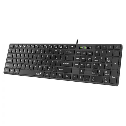 Клавиатура Genius SlimStar 126, USB, 104 , 1.5 м. черный Клавиатура Genius SlimStar 126, USB, 104 , 1.5 м. черный