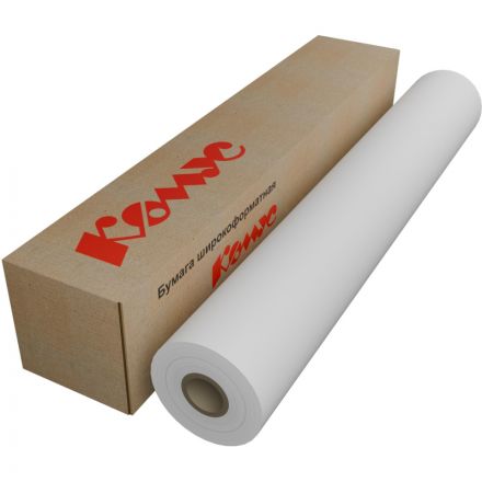 Бумага широкоформатная InkJet 80г 914ммх100м 50,8мм Бумага широкоформатная InkJet 80г 914ммх100м 50,8мм