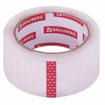 Клейкая лента упаковочная 48 мм х 66 м, прозрачная, толщина 45 микрон, BRAUBERG ORIGINAL, 440172 Клейкая лента упаковочная 48 мм х 66 м, прозрачная, толщина 45 микрон, BRAUBERG ORIGINAL, 440172