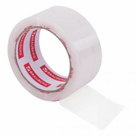 Клейкая лента упаковочная 48 мм х 66 м, прозрачная, толщина 45 микрон, BRAUBERG ORIGINAL, 440172 Клейкая лента упаковочная 48 мм х 66 м, прозрачная, толщина 45 микрон, BRAUBERG ORIGINAL, 440172