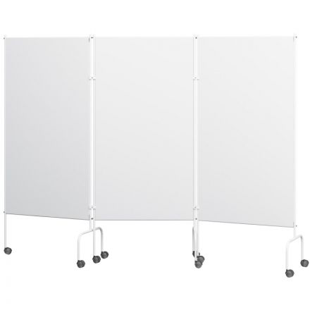 Ширма медицинская MEG_на колесах, трехсекционная ШМ-МСК (код МСК-3302)