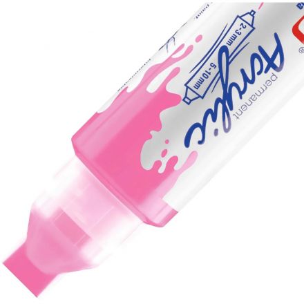 Маркер акриловый двусторонний 3D Edding 5400/069.Флюоресц розовый/Neonpink