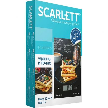Весы кухонные Scarlett SC-KS57P75, Венские вафли