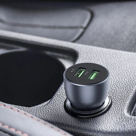 Зарядное устройство Ugreen CD213 2х USB-A. QC 3.0. 36 Вт (10144)
