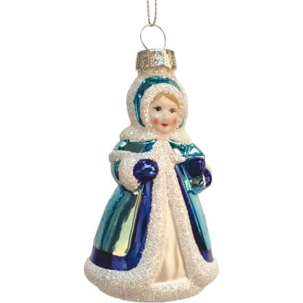 Игрушка новогодняя подвесная из стекла, 97519