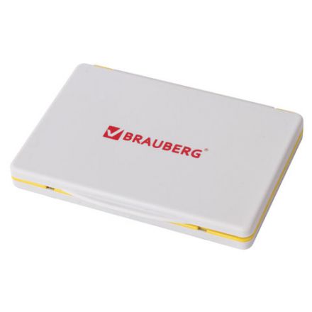 Штемпельная подушка BRAUBERG, 120х90 мм (рабочая поверхность 105х65 мм), неокрашенная, 236870 Штемпельная подушка BRAUBERG, 120х90 мм (рабочая поверхность 105х65 мм), неокрашенная, 236870