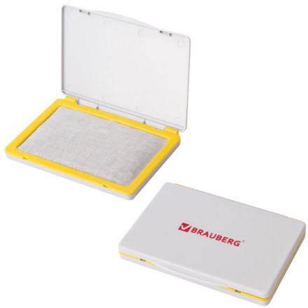 Штемпельная подушка BRAUBERG, 120х90 мм (рабочая поверхность 105х65 мм), неокрашенная, 236870 Штемпельная подушка BRAUBERG, 120х90 мм (рабочая поверхность 105х65 мм), неокрашенная, 236870