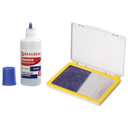 Штемпельная подушка BRAUBERG, 120х90 мм (рабочая поверхность 105х65 мм), неокрашенная, 236870 Штемпельная подушка BRAUBERG, 120х90 мм (рабочая поверхность 105х65 мм), неокрашенная, 236870