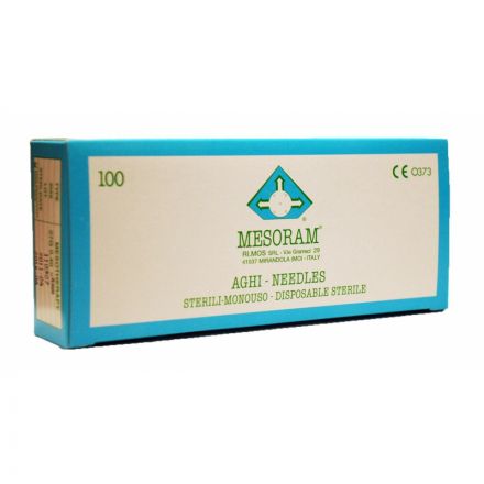 Игла для мезотерапии 27G (0,4x12мм) вн.д.0,22мм MESORAM,100шт./уп