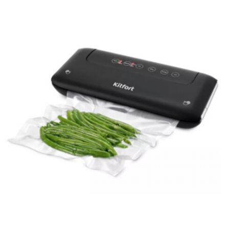 Вакууматор/вакуумный упаковщик KITFORT КТ-1508, 130 Вт, 2 режима, ширина пакета до 32 см, черный Вакууматор/вакуумный упаковщик KITFORT КТ-1508, 130 Вт, 2 режима, ширина пакета до 32 см, черный