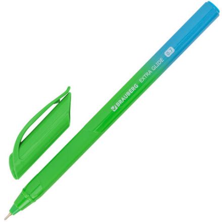 Ручка шариковая масляная BRAUBERG "Extra Glide DZ", СИНЯЯ, трехгранная, корпус ассорти, игольчатый наконечник 0,7 мм, линия 0,5 мм, 144263 Ручка шариковая масляная BRAUBERG "Extra Glide DZ", СИНЯЯ, трехгранная, корпус ассорти, игольчатый наконечник 0,7 мм, линия 0,5 мм, 144263