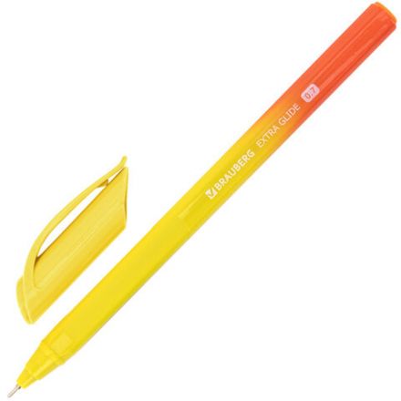 Ручка шариковая масляная BRAUBERG "Extra Glide DZ", СИНЯЯ, трехгранная, корпус ассорти, игольчатый наконечник 0,7 мм, линия 0,5 мм, 144263 Ручка шариковая масляная BRAUBERG "Extra Glide DZ", СИНЯЯ, трехгранная, корпус ассорти, игольчатый наконечник 0,7 мм, линия 0,5 мм, 144263