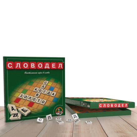 Игра настольная "Словодел" (зеленый), 0309 Игра настольная "Словодел" (зеленый), 0309