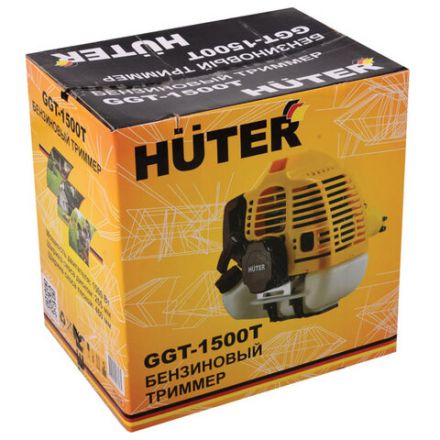 Триммер бензиновый HUTER GGT-1500T, 1500 Вт, 9500 об/мин, объем двигателя 39,2 см3, 70/2/9 Триммер бензиновый HUTER GGT-1500T, 1500 Вт, 9500 об/мин, объем двигателя 39,2 см3, 70/2/9