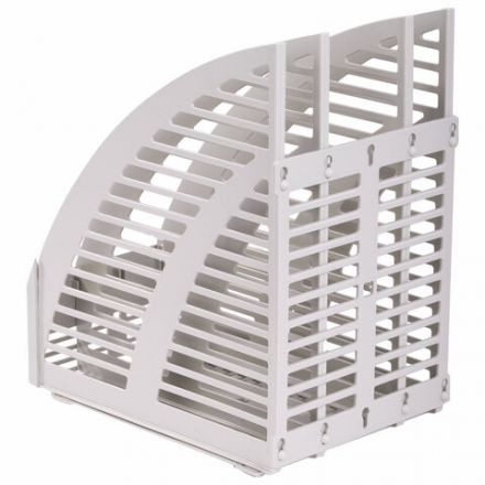 Лоток вертикальный для бумаг STAFF, 245х165х285 мм, 3 отделения, сетчатый, сборный, серый, 237294 Лоток вертикальный для бумаг STAFF, 245х165х285 мм, 3 отделения, сетчатый, сборный, серый, 237294