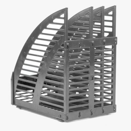 Лоток вертикальный для бумаг STAFF, 245х165х285 мм, 3 отделения, сетчатый, сборный, серый, 237294 Лоток вертикальный для бумаг STAFF, 245х165х285 мм, 3 отделения, сетчатый, сборный, серый, 237294