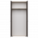 Гардероб Everprof EVO 800х383x1835 Кашемир/Дуб Пасадена