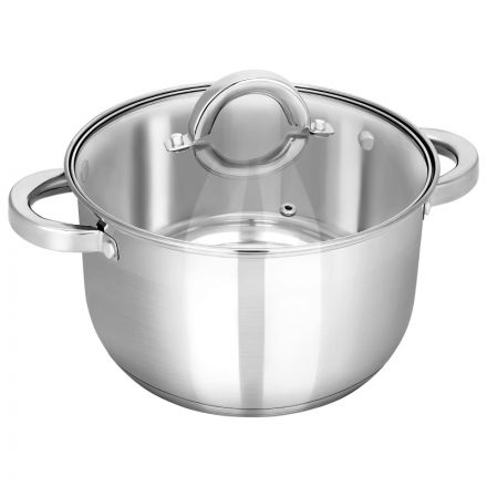 Кастрюля нерж Rondy 5,0л , D=23,5cм, SH07503 Кастрюля нерж Rondy 5,0л , D=23,5cм, SH07503