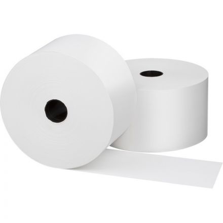 Чековая лента из термобумаги Promega jet 80 мм (диаметр 110 мм, намотка 153 м, втулка 26 мм, 2 штуки в упаковке) Чековая лента из термобумаги Promega jet 80 мм (диаметр 110 мм, намотка 153 м, втулка 26 мм, 2 штуки в упаковке)