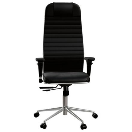 Кресло МЕТТА "ErgoLife" 10 B1-117D, хром, синхромеханизм, 2D-подлокотники, экокожа, черное Кресло МЕТТА "ErgoLife" 10 B1-117D, хром, синхромеханизм, 2D-подлокотники, экокожа, черное