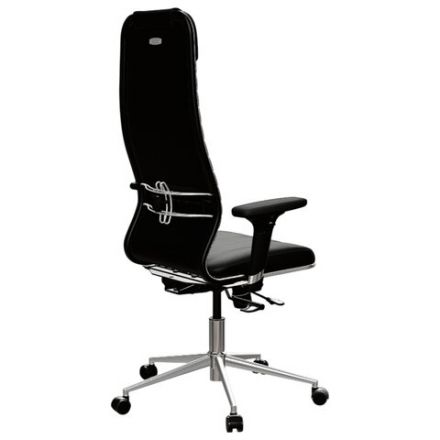 Кресло МЕТТА "ErgoLife" 10 B1-117D, хром, синхромеханизм, 2D-подлокотники, экокожа, черное Кресло МЕТТА "ErgoLife" 10 B1-117D, хром, синхромеханизм, 2D-подлокотники, экокожа, черное
