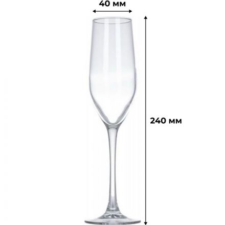 Набор бокалов для шампанского СЕЛЕСТ 160 мл 6 шт L5829