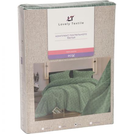 Постельное белье 1,5сп бязь набив. 120г/м2 (нав.70х70 2шт.), Контур зеленый Постельное белье 1,5сп бязь набив. 120г/м2 (нав.70х70 2шт.), Контур зеленый