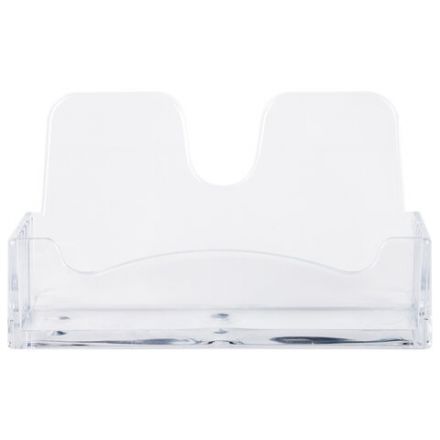 Подставка для визиток настольная BRAUBERG CLASSIC 40х100х55 мм, на 50 визиток, прозрачная, 238103 Подставка для визиток настольная BRAUBERG CLASSIC 40х100х55 мм, на 50 визиток, прозрачная, 238103