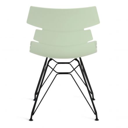 Стул HANSEN (mod. 622N) / 1 шт. в упаковке пластик/металл/эко кожа, 51х47х80 см, высота до сиденья 45 см, фисташковый/черный Стул HANSEN (mod. 622N) / 1 шт. в упаковке пластик/металл/эко кожа, 51х47х80 см, высота до сиденья 45 см, фисташковый/черный