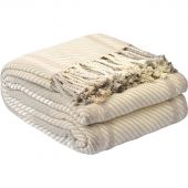 Покрывало из хлопка Warm traditions бежево-серого цвета Essential, 230х250